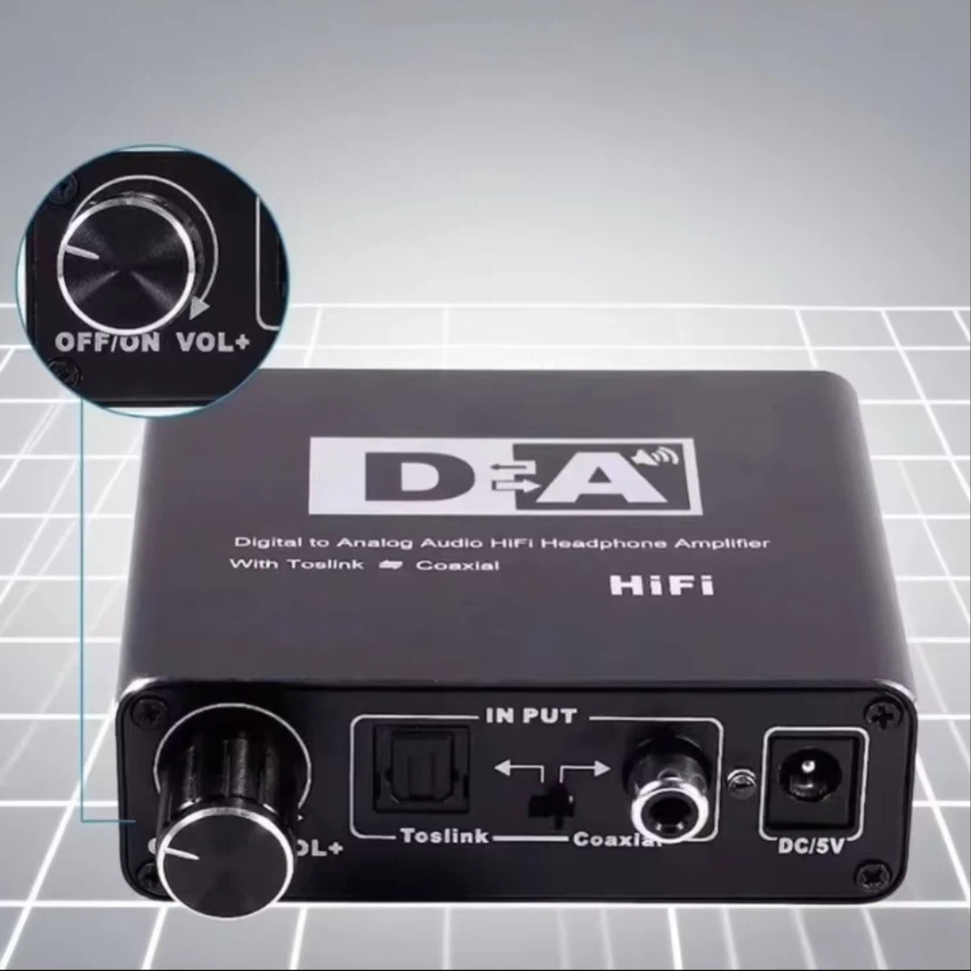 Surround Sound Decoder - ตัวแปลงสัญญาณเสียงดิจิตอลเป็นอนาล็อก HIFI DAC ถอดรหัส 32-192KHz แอมป์