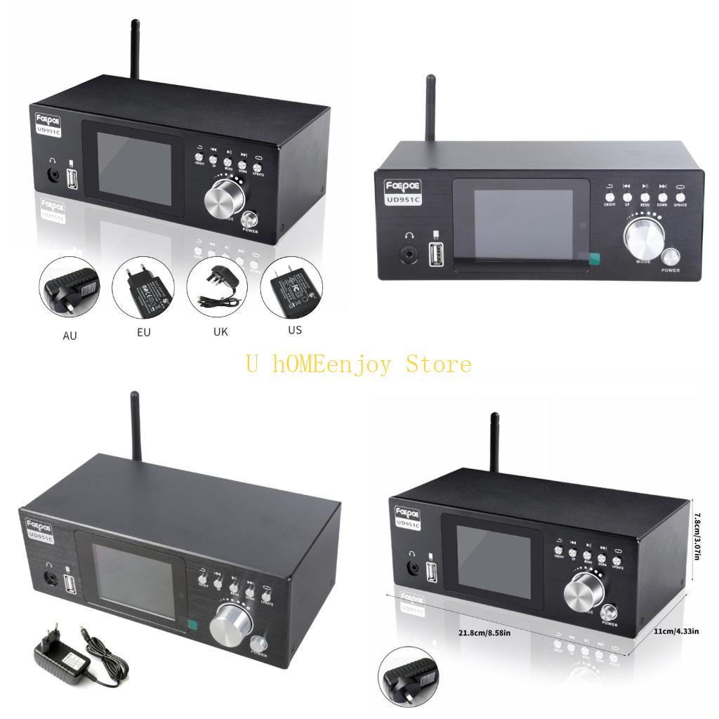 Surround Sound Decoder - B0KF UD951C DSDถอดรหัส5.1สนับสนุนDolby,หน้าจอสี3.2นิ้วไร้สายSurroundสนับสนุน15M