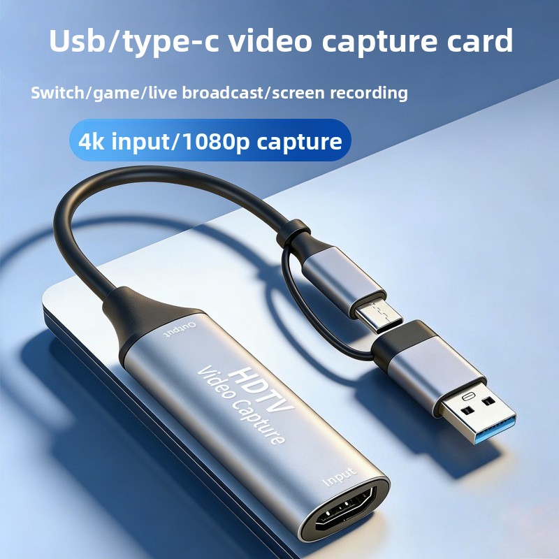 Home Cinema Usb - การ์ดจับภาพวิดีโอ MS2130 ชิป Type C USB3.0/2.0