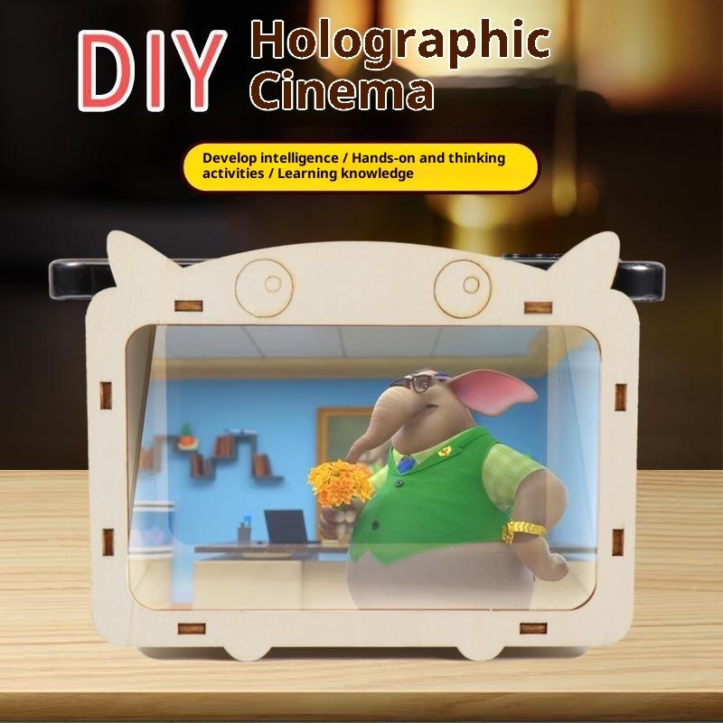 1 ชุด DIY จอแสดงผลโฮโลแกรม 3D  - Home Cinema Diy บทวิจารณ์และราคา