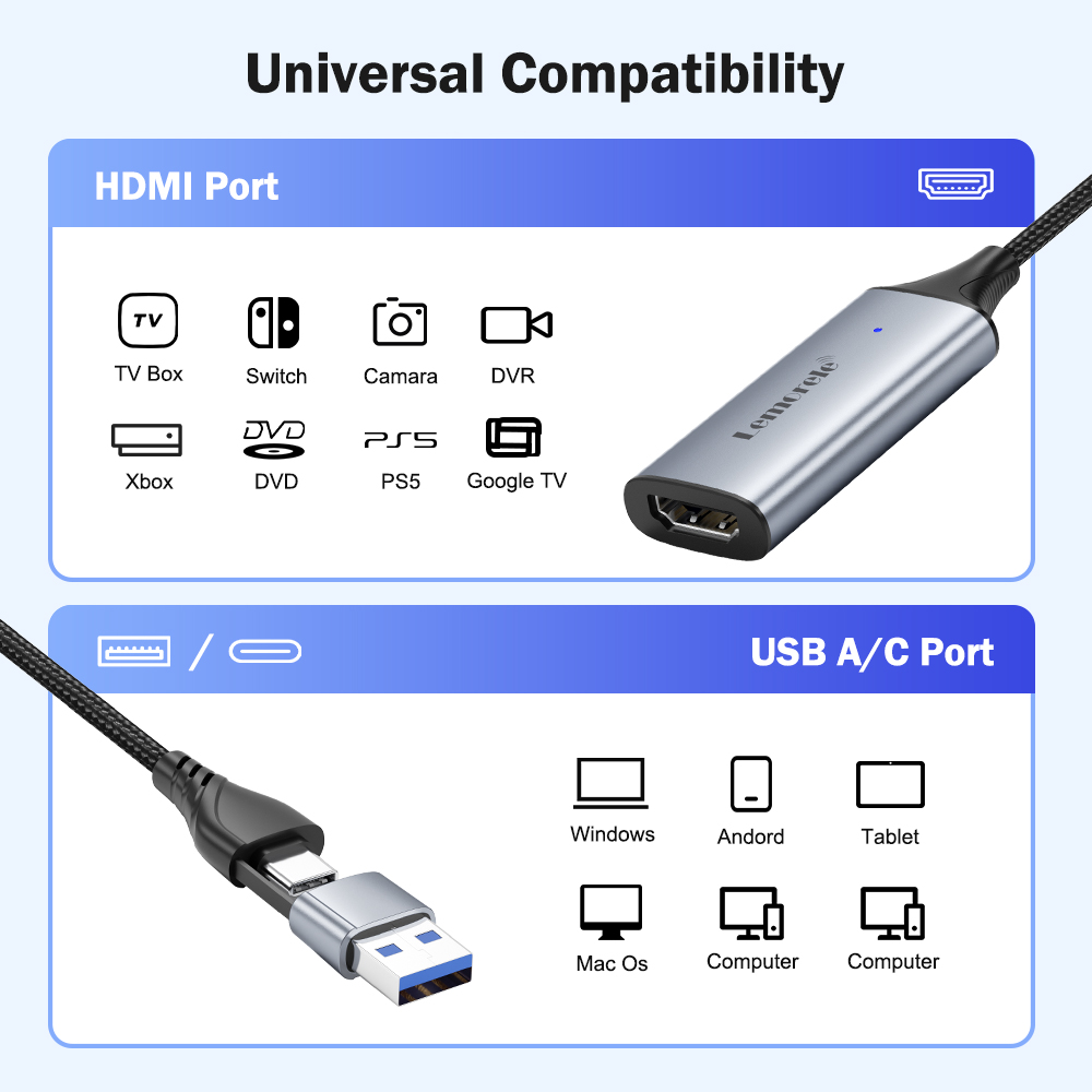 Lemorele USB 2.0 Video Capture - Home Cinema Usb บทวิจารณ์และราคา