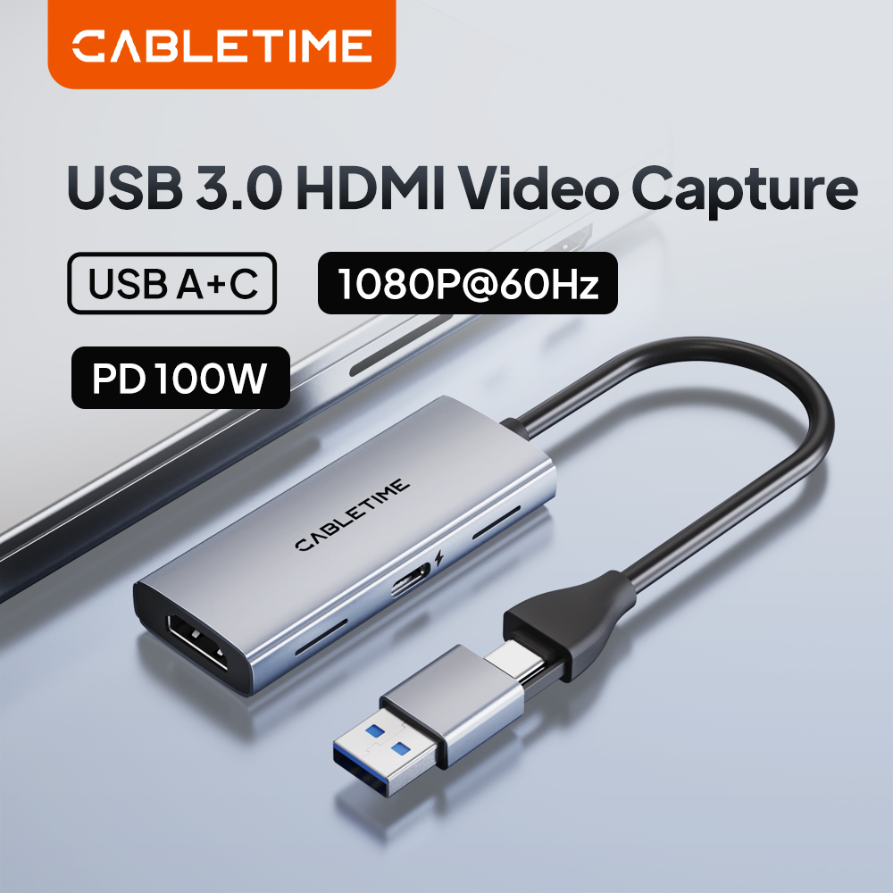 CABLETIME USB 3.0 HDMI Video C - Home Cinema Usb บทวิจารณ์และราคา