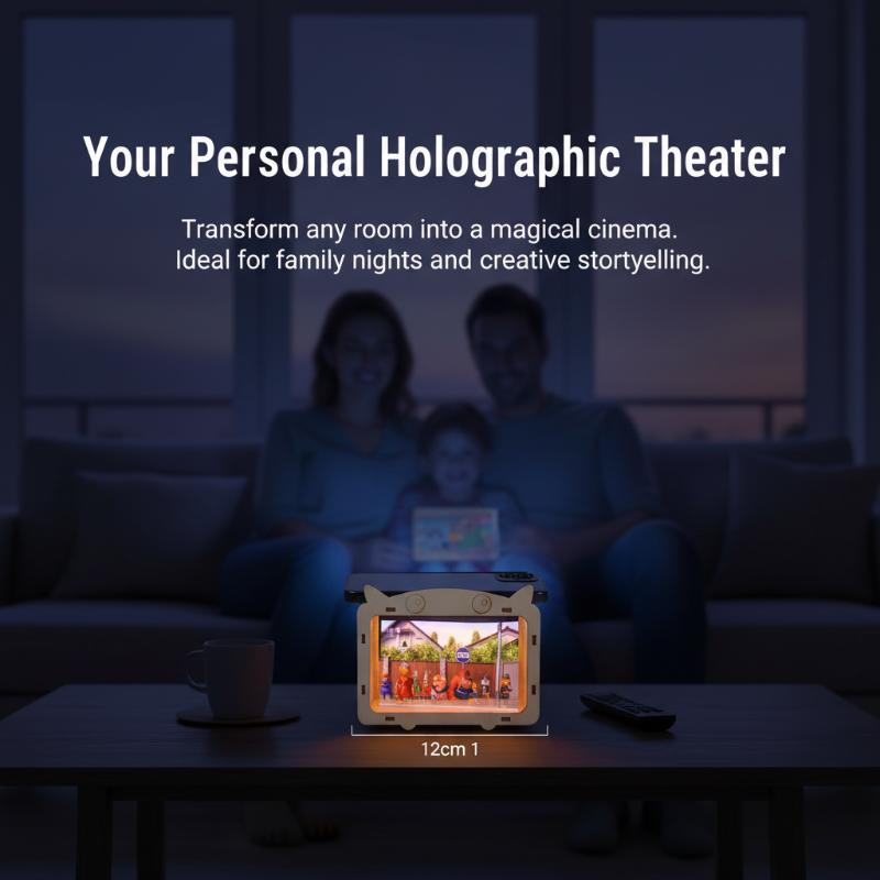 1 ชุด DIY จอแสดงผลโฮโลแกรม 3D  - Home Cinema Diy บทวิจารณ์และราคา