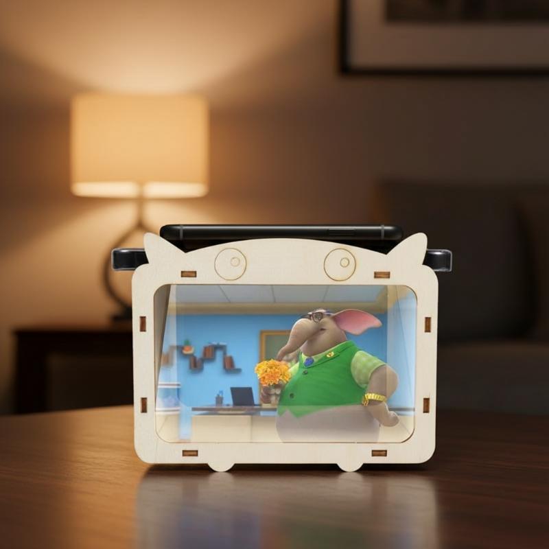 1 ชุด DIY จอแสดงผลโฮโลแกรม 3D  - Home Cinema Diy บทวิจารณ์และราคา
