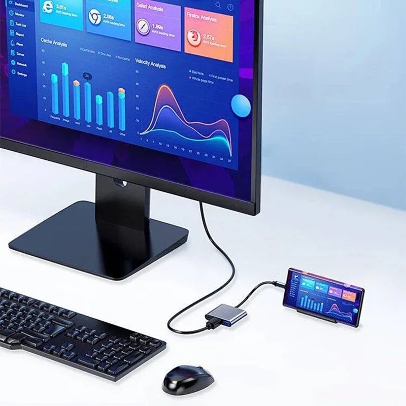 USB C HUB 3in1 ประเภท C 3.0 ถึ - Home Cinema Usb บทวิจารณ์และราคา