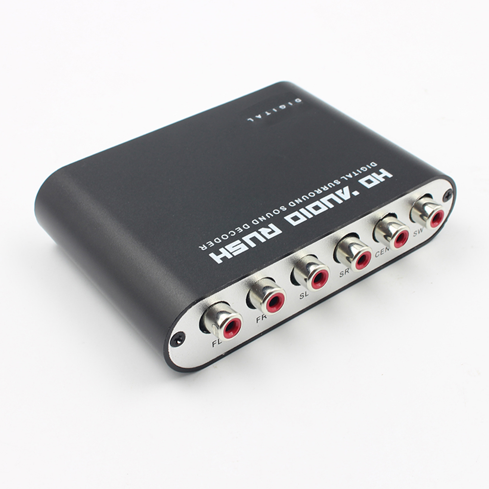 ตัวถอดรหัสเสียง 5.1CH HD รองรั - Surround Sound Decoder บทวิจารณ์และราคา