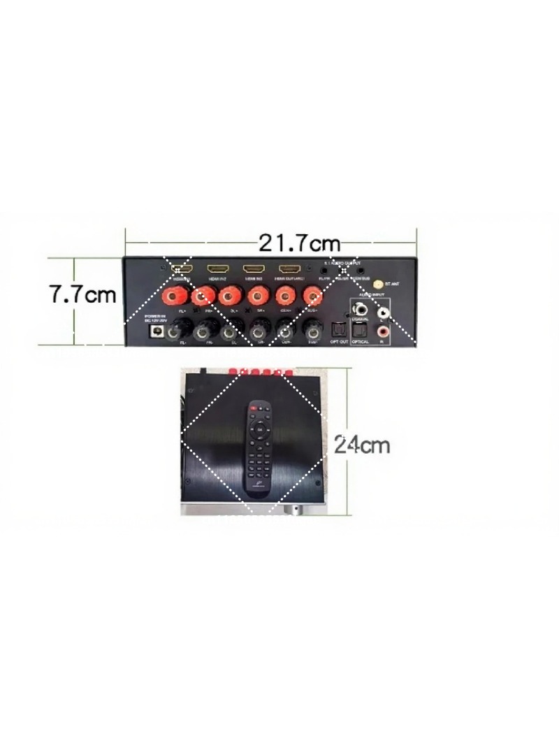 ตัวถอดรหัสเสียง HDMI 5.1 แชนแน - Surround Sound Decoder บทวิจารณ์และราคา