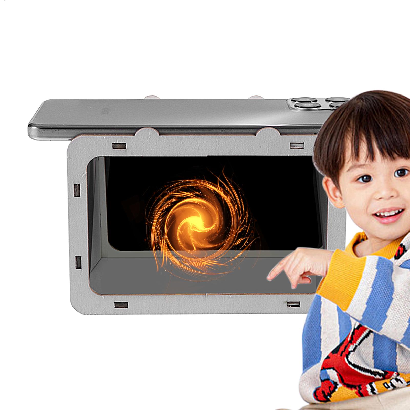 โปรเจคเตอร์โฮโลแกรมโทรศัพท์แบบ - Home Cinema Diy บทวิจารณ์และราคา