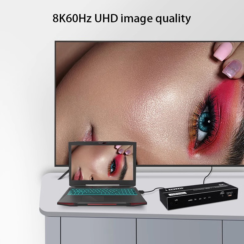 8K HDMI EARC กลับ Audio Extrac - Surround Sound Decoder บทวิจารณ์และราคา