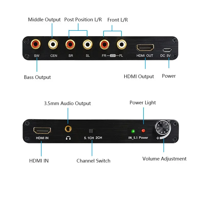 4K HD Audio Extractor ถอดรหัส  - Surround Sound Decoder บทวิจารณ์และราคา